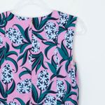 Draper James Hyacinth Floral Love Circle Sleeveless Dress Size 10 Photo 6