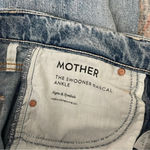 Mother Superior Denim The Swooner Rascal Ankle Signs & Symbols Jeans Blue Size 26 Photo 9