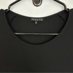 Theory  Edilina Purposeful Black Wool Blend Short Sleeve Mini Dress Size … Photo 7