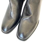 Dingo  Black Leather Slouch Ankle Heeled Western Cowboy Boots NWTs size 6 Photo 2