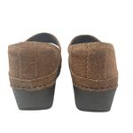 Dansko  Marcelle Mary‎ Jane Clog Shoes Suede Tan Brown Size 40 US 9.5 10 Photo 6