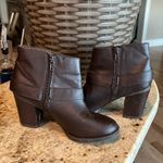 Altar'd State Ankle Boots Brown Booties Heels Side Zip Womens 6 Photo 10