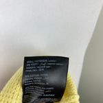 Bebe  Yellow Thermal Lace-Up Long Sleeve Sleeve Mini Dress Medium NWT Photo 11