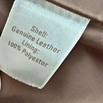 Caslon  x NORDSTROM | Caramel Leather Soft Moto Style Jacket Coat Zipper | XL Photo 7