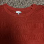 Croft & Barrow Croft & Borrow Burnt Orange 3/4 Sleeve Crewneck Sweater Size Small Photo 1