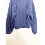 Anthropologie Amadi Textured Bomber Jacket Medium Zip Up Oversize Minimalist Photo 9