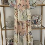 Yumi Kim Zofia Maxi Dress size XL nuuly floral cap sleeve square neck tiered Photo 6
