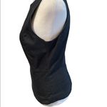 Banana Republic Dark Blue Denim Sleeveless Zip Back Tank Top Size 0 Photo 3