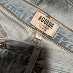 AGOLDE Riley High Rise Straight Crop Jean Shatter Wash- Size 32 Photo 8