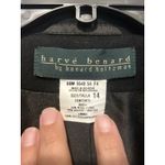 Harve Benard Women’s Size 14 Wool Blend Lon Dress Coat City Classic Minimalist Black Photo 1