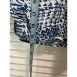 MB Design Mini Skirt Lined Size L Marathon Elastic/Tie Blue/White Aztec NWT Blue Size L Photo 2