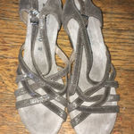 Mephisto air relax Lyla wedge size 40 arch support strappy sandals Silver Photo 0