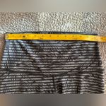 Lululemon Wunder Under Pant Crop Stripe Play Slate Sz 6 Tropical Print Leggings Photo 3