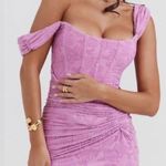 House Of CB  'Cesca' Rose Pink Floral Maxi Dress NWOT size M Photo 1