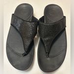 FitFlop  Black Glitter Sandals Photo 0