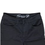 Seven7 High Rise Skinny Black Jeans Lace Up Ankle Hem size 6 MINT Condition Photo 7