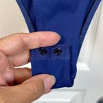 ZARA  Dark Blue Turtleneck Sleeveless Bodysuit Size Small EUC #7331 Photo 3