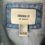 Forever 21  Ripped Light Blue Denim Jacket Photo 2