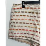 Loft Shorts Size 8 Cream Embroidered High Rise Preppy Country Club Boho Photo 1