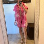 MSGM Denim Camica‎ Shirtdress Size 12 Pink Photo 6