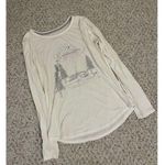 Gillian & O'Malley Women’s White Long Sleeve Sleepshirt With Winter Wonderland Photo 0