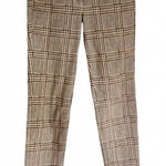 J. McLaughlin  Lexi Jean Pants Women’s 6 Straight Leg Herringbone Brown Pink Photo 0
