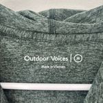Outdoor Voices  CloudKnit Hoodie Green Activewear Athletic Athleisure Gym Lounge Photo 5