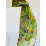 Vintage 60's‎ 70's Multi Color Orange Green Black 16x42 Photo 1