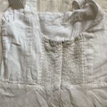 NIA White Corset Sleeveless Square Neckline Mini Dress Size‎ XS​ Photo 6