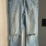 ZARA  Jeans High-Rise Straight Leg Photo 0