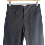 L’Agence Kendra Black Cropped Flare Leg High Rise Denim Jeans Size 26 Photo 6