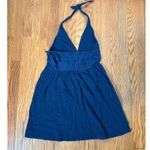 Ralph Lauren  Navy Blue Eyelet Halter Coverup Women Size Medium Photo 1