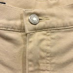 Lands' End Lands’ End Khaki Tan Beige High Rise Straight Leg Jeans size 12 Photo 2