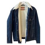 Levi's Sherpa Lined Dark Wash Womens
Denim Jacket Size Medium Photo 2