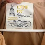 London Fog Vintage  Pink Cotton Blend Belted Trench Coat Pea Coat Size 8P Photo 4