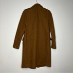 ZARA  Basics camel colored wool blend midi coat one snap size‎ XS Photo 4