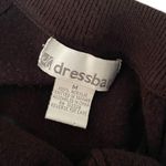 Dress Barn Vintage Y2K  Dark Brown Embroidered Floral Knit Midi Skirt 🔥 Photo 1