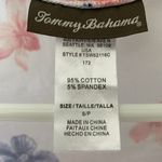Tommy Bahama White Dress Cotton Spandex Hibiscus print S NWOT Photo 1
