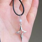 Handmade grunge y2k street sparkle necklace💫🌀 Photo 4