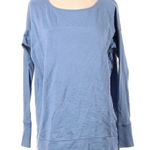 Sweaty Betty  Simhasana Sweatshirt Blue Long Sleeve Lightweight Athlectic Size XS Photo 5