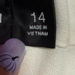 Gabrielle Union Cream asymmetrical Dress with side openings and back open Size 14 Photo 4