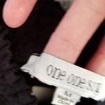 One One Six Women’s Black Lightweight Knit Dress Smocked Neckline & Cuffs Size M Size M Photo 6