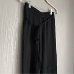 SheIn Black Distressed Flare Leg Sweater Pants Photo 9