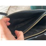 Michael Kors  Ellis Satchel Leather Black Crossbody Belt Photo 5