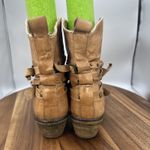 Steve Madden  Texic Ankle Bootie Boots Tan Leather Studded Western Boho Women 10M Photo 1