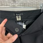 Madewell NWT  Kick Out Crop Pants in Wool-Blend Twill in Black - Size 4 Photo 8