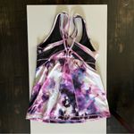 Lululemon Athletica Strap It Like It's Hot Tank Blooming Pixie Multi Black sz 10 Photo 3