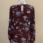 Gypsies & Moondust Burgundy Boho Bell Sleeve Top Photo 5