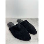 Marc Fisher  Miles Size 5.5 Black Pointed Toe Shearling Sheepskin Slip On NEW Photo 2