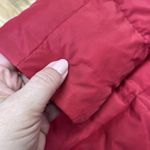 Calvin Klein  Down Lined Puffer Jacket Hooded Women's Medium Red Photo 10